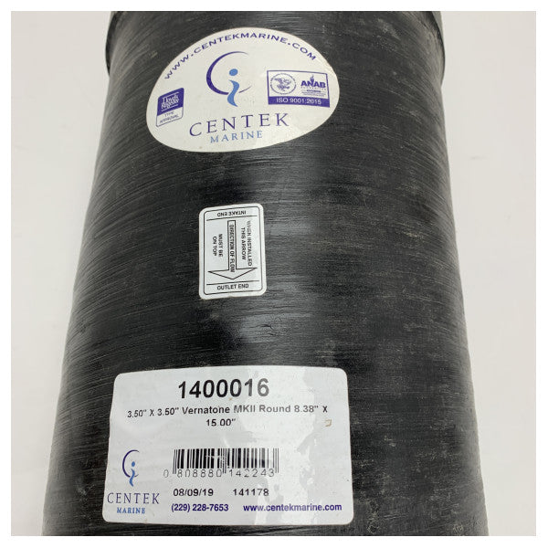 Centek 3.5 pulgada Vernatone MKII muffler tond - 1400016