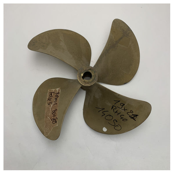Eliche Radice 4-bladig 19 x 21 RH propellerdiameter 40 mm