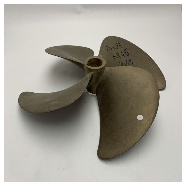 Eliche Radice 4-Blatt 20 x 27 RH Propeller Durchmesser 45 mm.