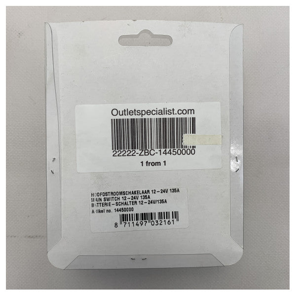 Главен превключвател на акумулатора Talamex 12/24V | 135A - 14450000