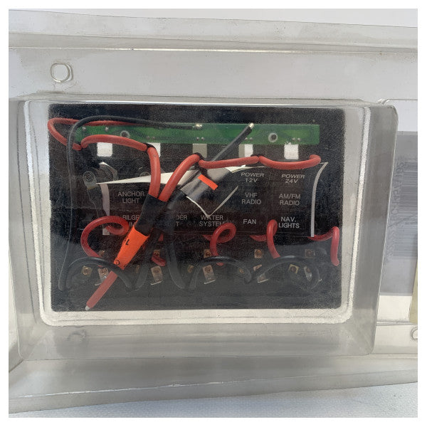 Allpa Wave 5-funktions elektrisk afbryderpanel med sikring 12V - 14571102