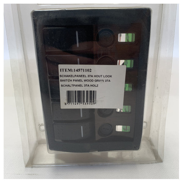 Allpa Wave 5-funktions elektrisk afbryderpanel med sikring 12V - 14571102