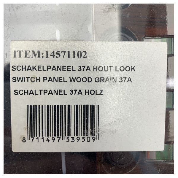 Allpa Wave 5-funktions elektrisk afbryderpanel med sikring 12V - 14571102