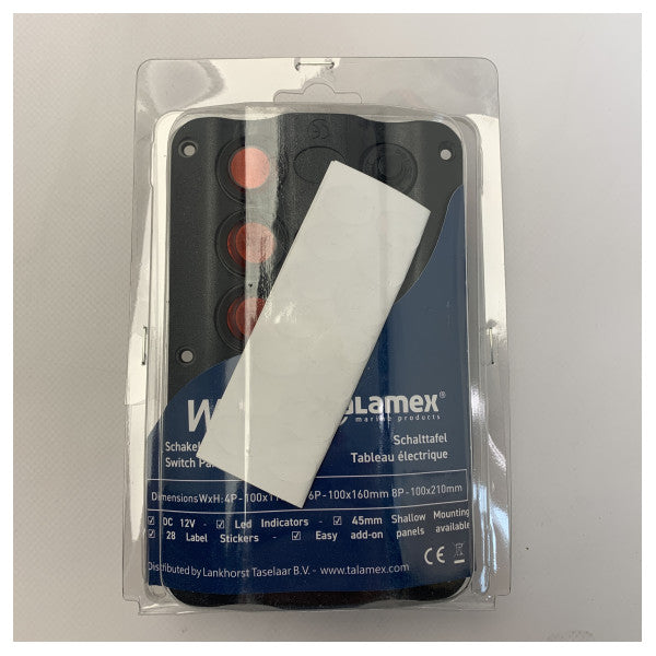 Pannello interruttore batteria Talamex Wave a 6 funzioni 12V - 14576011