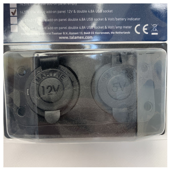 Електрична панель Talamex Wave USB зарядний пристрій | розетка - 14576014
