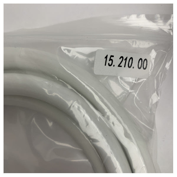 Osculati Marine brusekabine i rustfrit stål med blandingsbatteri og 2,5 m PVC-slange til både og yachter