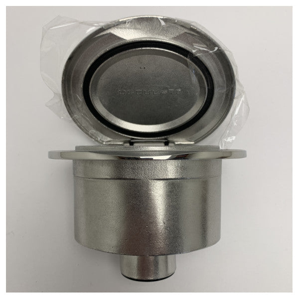 Osculati Marine brusekabine i rustfrit stål med blandingsbatteri og 2,5 m PVC-slange til både og yachter