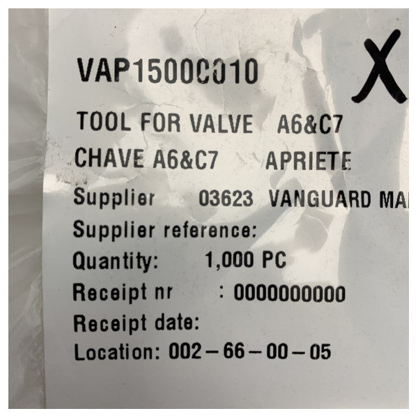 Надійний інструмент для роботи з клапанами A6 та C7 морських клапанів – компактний та ефективний інструмент для обслуговування