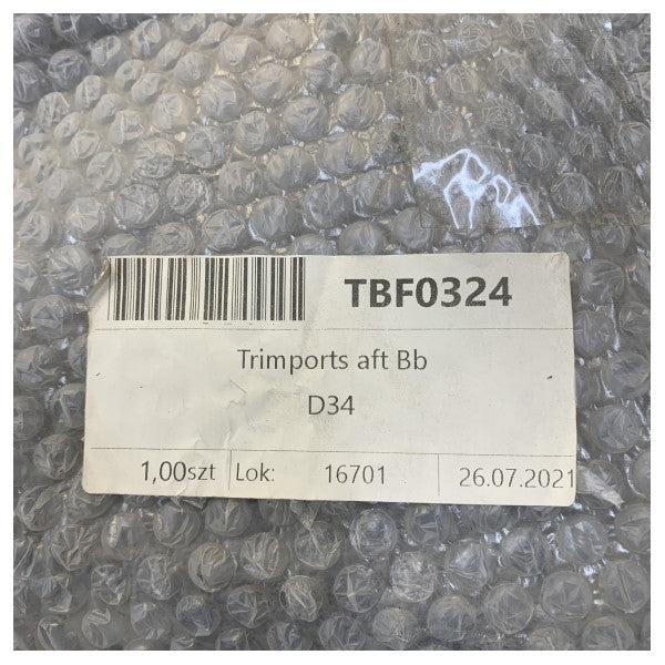 Lewmar 30282600 Trimports Aft Bb fast vinduspanel for yacht