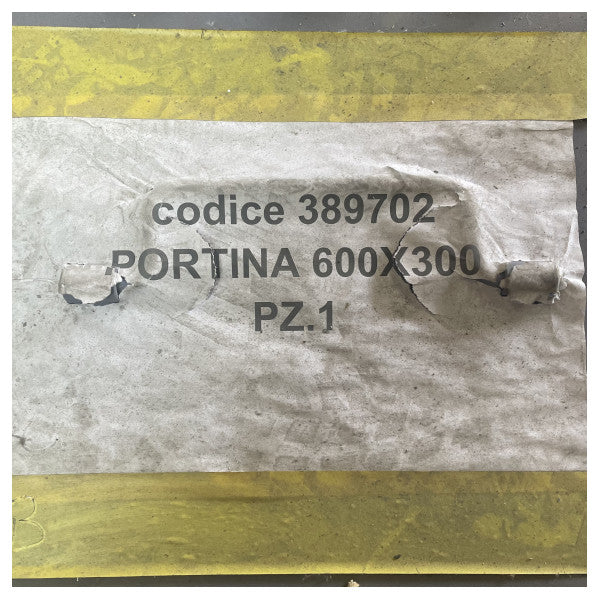 Steel Marine Manhole - Access Hatch FE510 UNI5046-1999 600 x 300 mm
