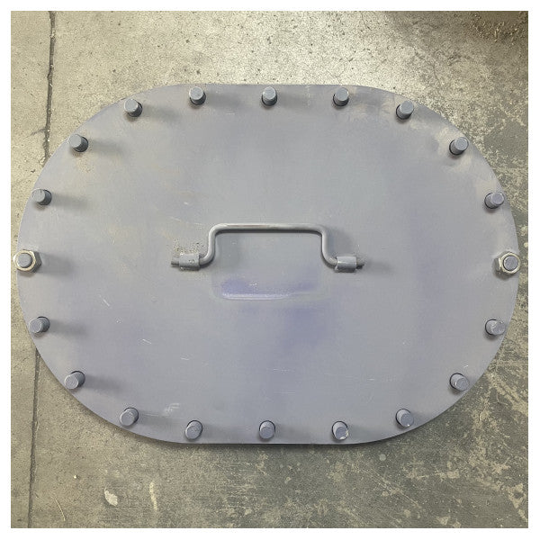 Heavy Duty Marine Steel MAN Hatch Door 600 x 400 mm Water Tight Seal