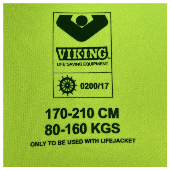 Tuta di immersione isolata Viking Gialla 170 - 210 cm | 80 - 160 KG