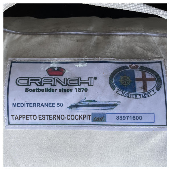 Cranchi Mediterranee 50 Carpet tal-Cockpit Blu - 33971600