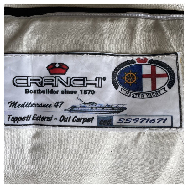 Cranchi Mediterranee 47 Durable Blue Non-Slip Boat Deck Mat - 33971671