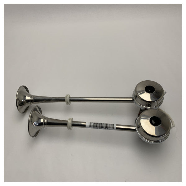 Vetus H12D Doppelter Edelstahl-Lufthorn für Boote mit niedrigem und hohem Ton 12V