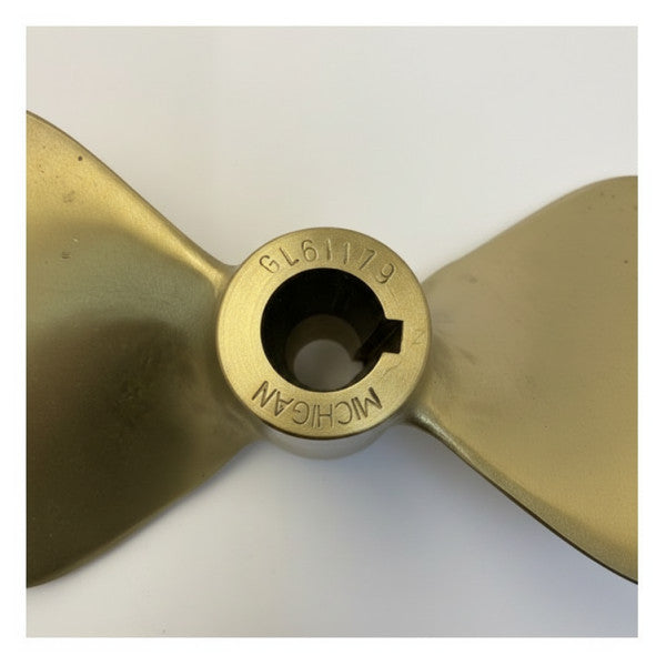 Michigan Propellers 2-bladet messingpropel GL352 16x11 RH 30 mm - 576799