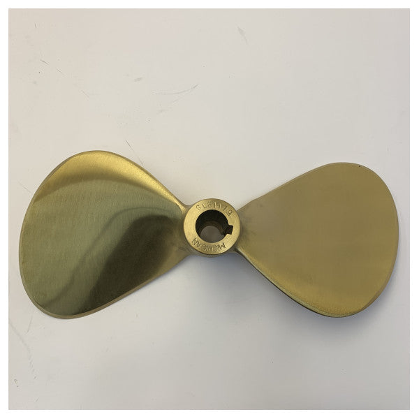 Michigan Propellers 2-bladet messingpropel GL352 16x11 RH 30 mm - 576799