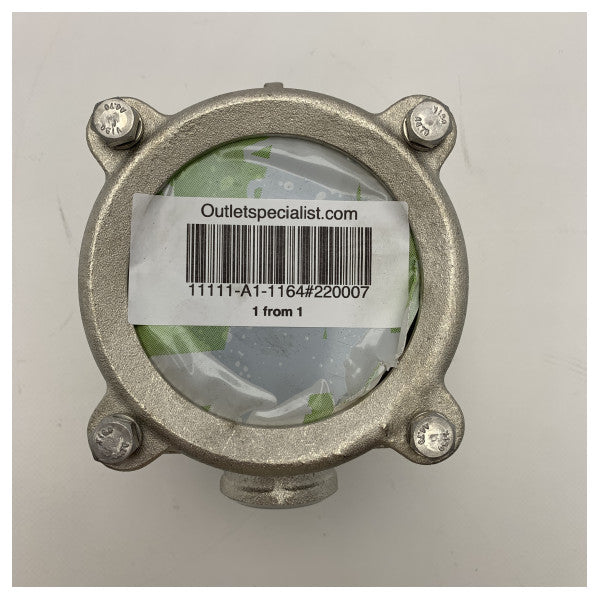 Гідравлічний бронзовий фільтр для сирої води Guidi 1 1/4 дюйма | фільтр для морської води - 1164-220007