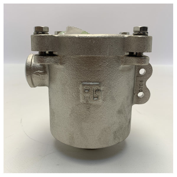 Гідравлічний бронзовий фільтр для сирої води Guidi 1 1/4 дюйма | фільтр для морської води - 1164-220007