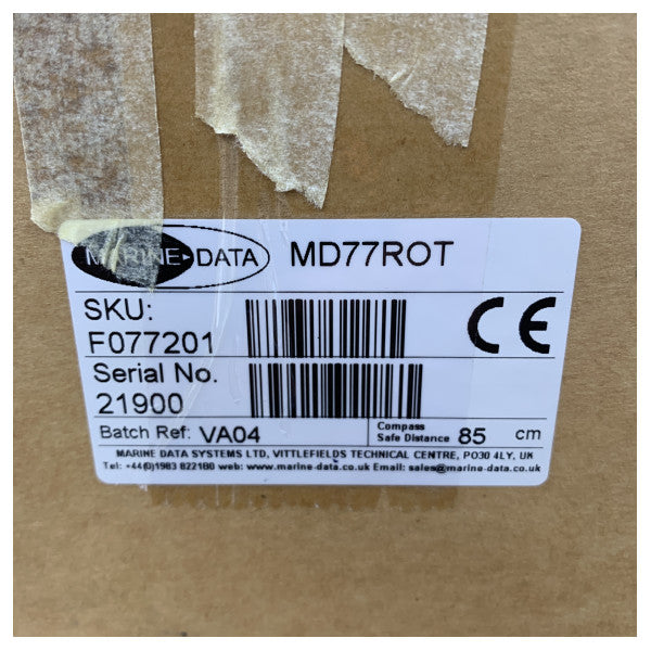 Marine Data MD77ROT Rate of Turn-indikator for innfelt montering til maritim navigasjon