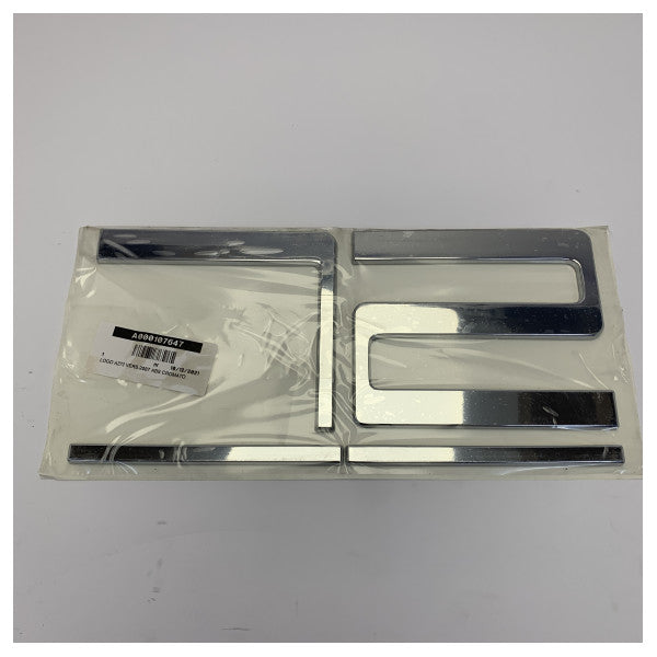 Original Azimut Yacht AZ72-logo Version 2007 Chrome ABS-emblem - 208434