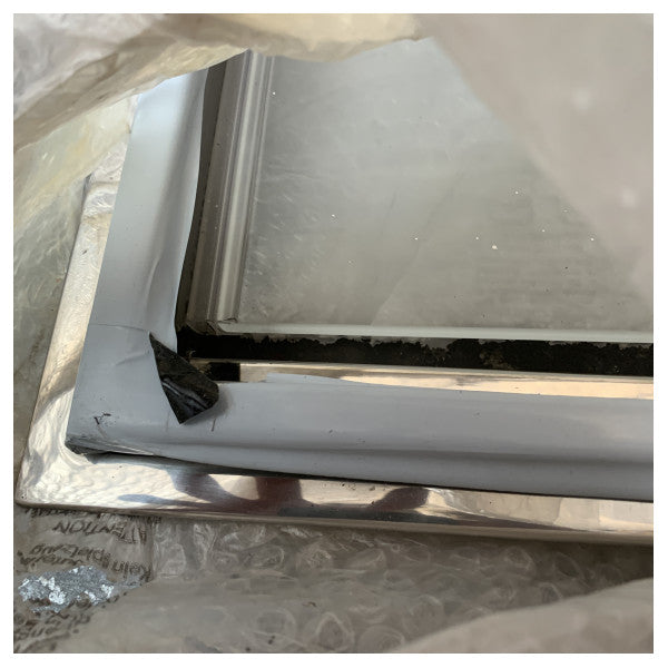 Parema SRL Salón Apertura de acero inoxidable Ducha por 190 x 52 cm