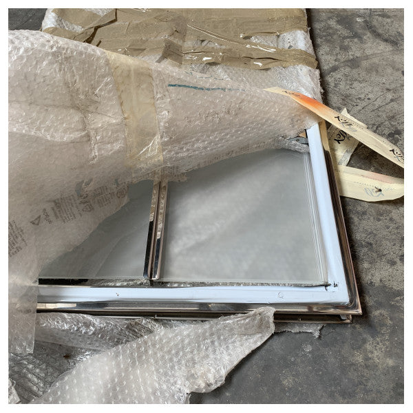 Parema SRL Salón Apertura de acero inoxidable Ducha por 190 x 52 cm