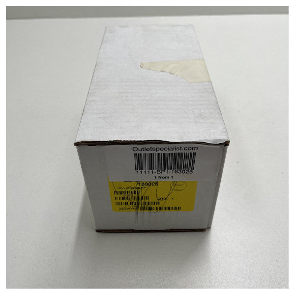 6x Beneteau porta asta scettro in acciaio inox 25 mm - 163025