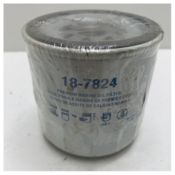 Sierra Marine 18-7824 filtro olio a vite bianco