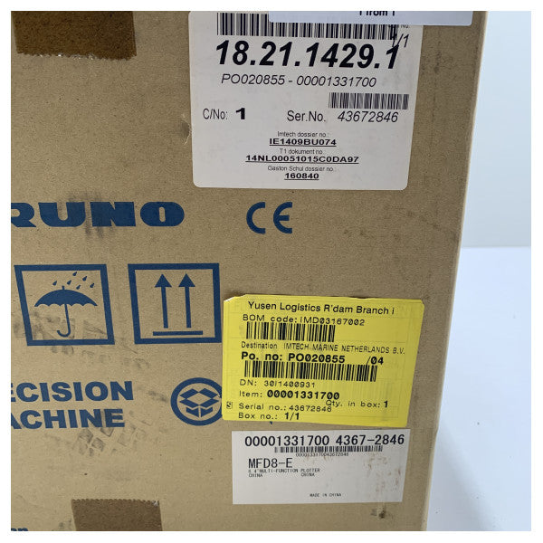 Furuno MFD8 8 inç NavNet 3D radar harita çizici - MFD8-E