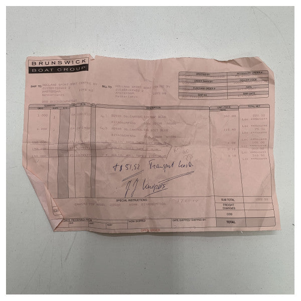 Crownline 225Br Canvas Bimini Top Blue - 24d4120