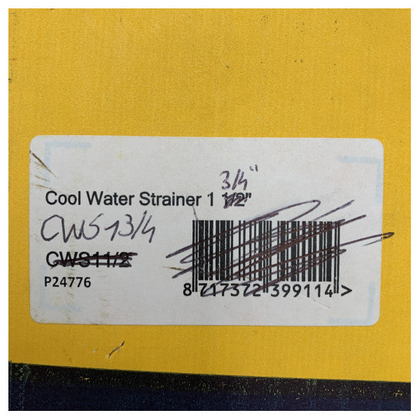 Vetus CWS13/4 Marine Sea Water Cooling Filter 1 3/4 inch