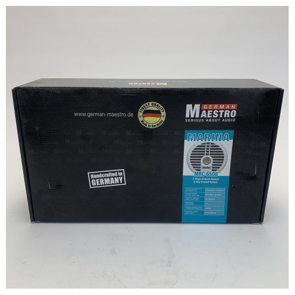 German Maestro MRC6508 Marine-højttalere 6,5 tommer komponentssystem