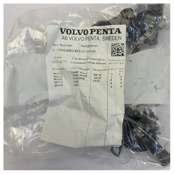 طقم توصيل الماء الساخن Volvo Penta 21392882 للمحركات البحرية
