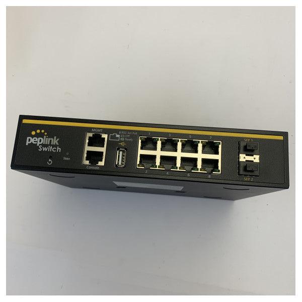 Pepwave Peplink Rugged 8-port 240W netværksswitch - PSW-8-240W-RUG