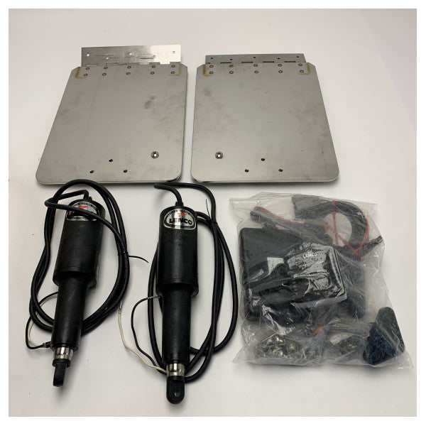 Lenco Stainless Steel Marine Trimtab Kit 11x14.5 inch with LED Rocker Switch 12V - 11393-103
