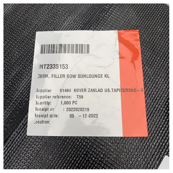 Uttern T59 Bow Sunlounge Filler Cushion Anthracite - 2335153