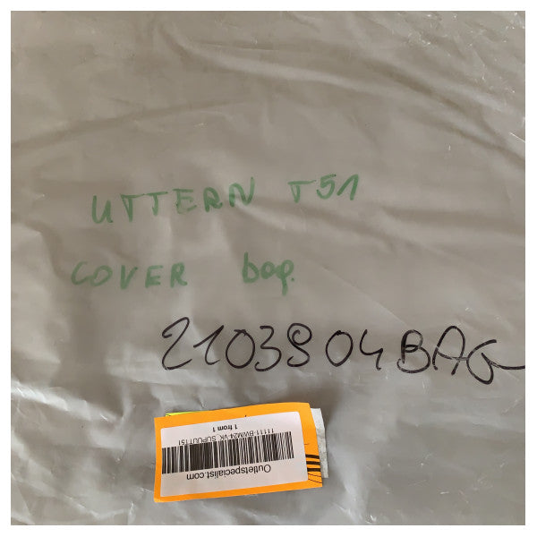 Saco Uttern T51 Canvass Preto para Capa de Bimini - VK_SUPUUTT51