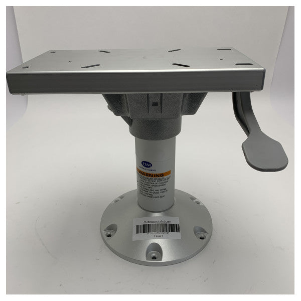 イーストサン・マリン 185113P 固定式アルミ製パイロットシートサポート H 330 mm