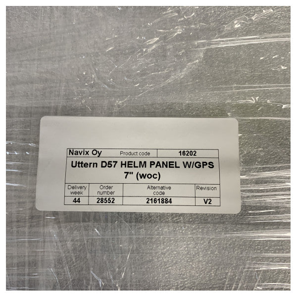 Uttern D57 7 Inch Marine GPS Helm Panel with Instrument Cutouts - 2161884