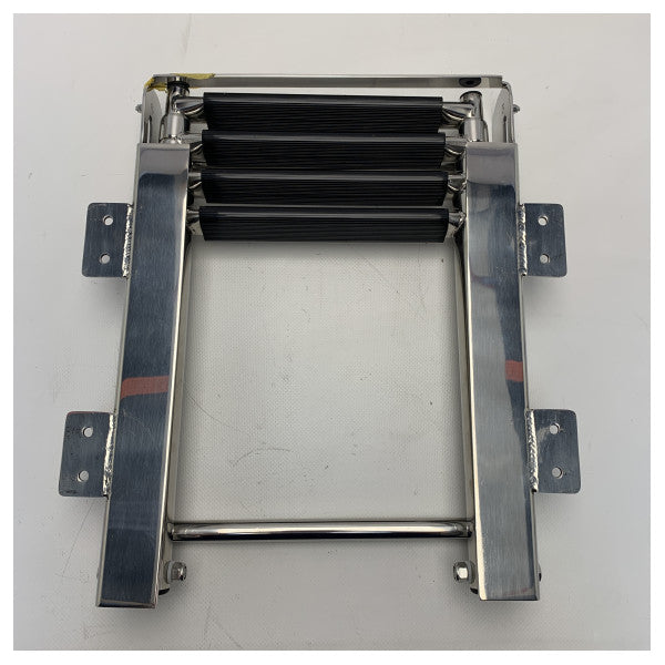 Plastimo retractable stainless steel swimming staircase 4 steps substructure