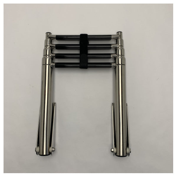 Stainless Steel 4-Steps Foldable Bathing Swim Ladder - LADR40001-N