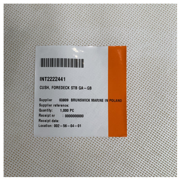 Capa de Almofada do Convés Frontal Lado Estibordo Uttern C77 Antracite - 2222414