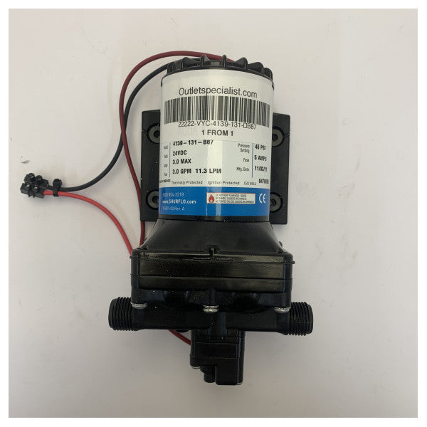 مضخة ضغط المياه العذبة البحرية Shurflo Aqua King II 4139-131-B87 12V