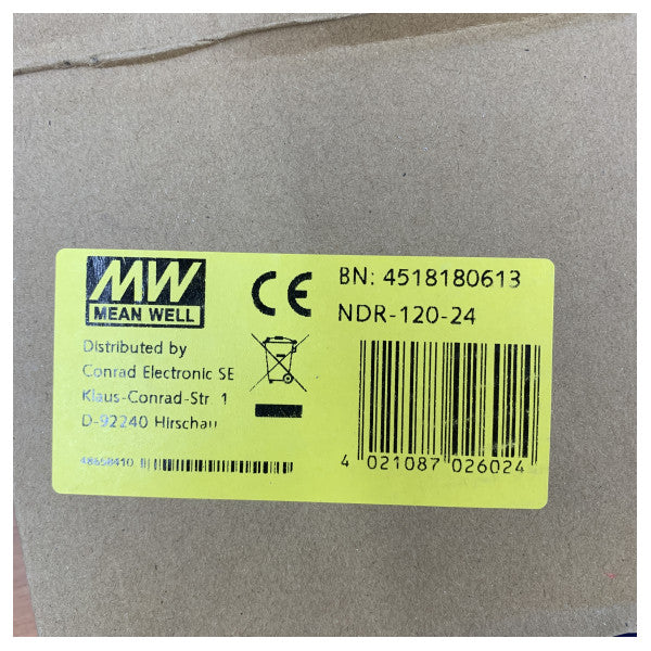 MEAN WELL NDR-120-24 zasilacz na szynę DIN 24V 5A 120W – zasilacz klasy marine