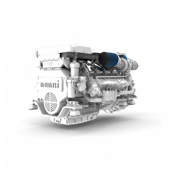 محرك ديزل بحري داخلي Nanni Scania N16.1150 V8 بقوة 1150 حصان - 16.4 لتر CR3