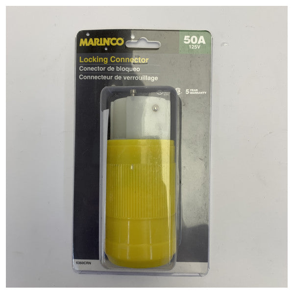 Marinco Shore Power Connector 50A - Üç Kutuplu İskele Prizi - 50A