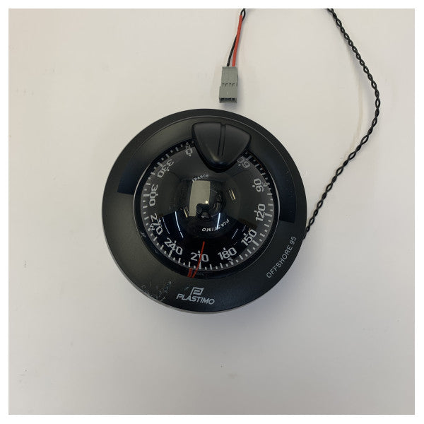 Plastimo Offshore 95 Flüssig eingebauter Kompass - Schwarze Navigationsausrüstung 12V