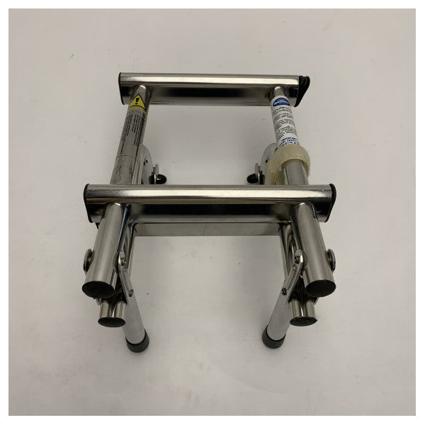 Scala di accesso marino Nautinox in acciaio inossidabile 3 gradini pieghevole - 2046-1