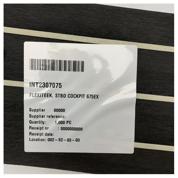 Quicksilver 675 Pilothouse Explorer starboard side black teak set for cockpit - 2307075